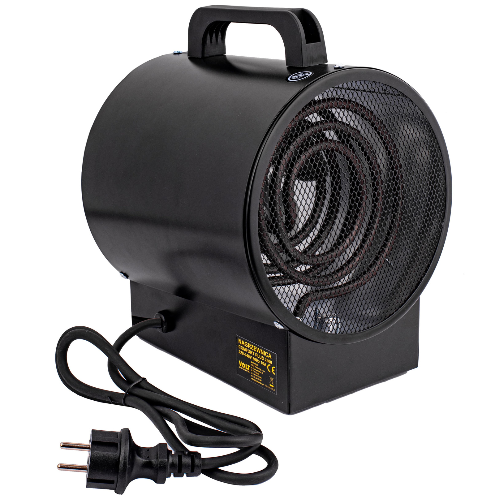 Nagrzewnica elektryczna grzejnik farelka z termostatem 2,5 kW COMFORT PLUS VOLT POLSKA