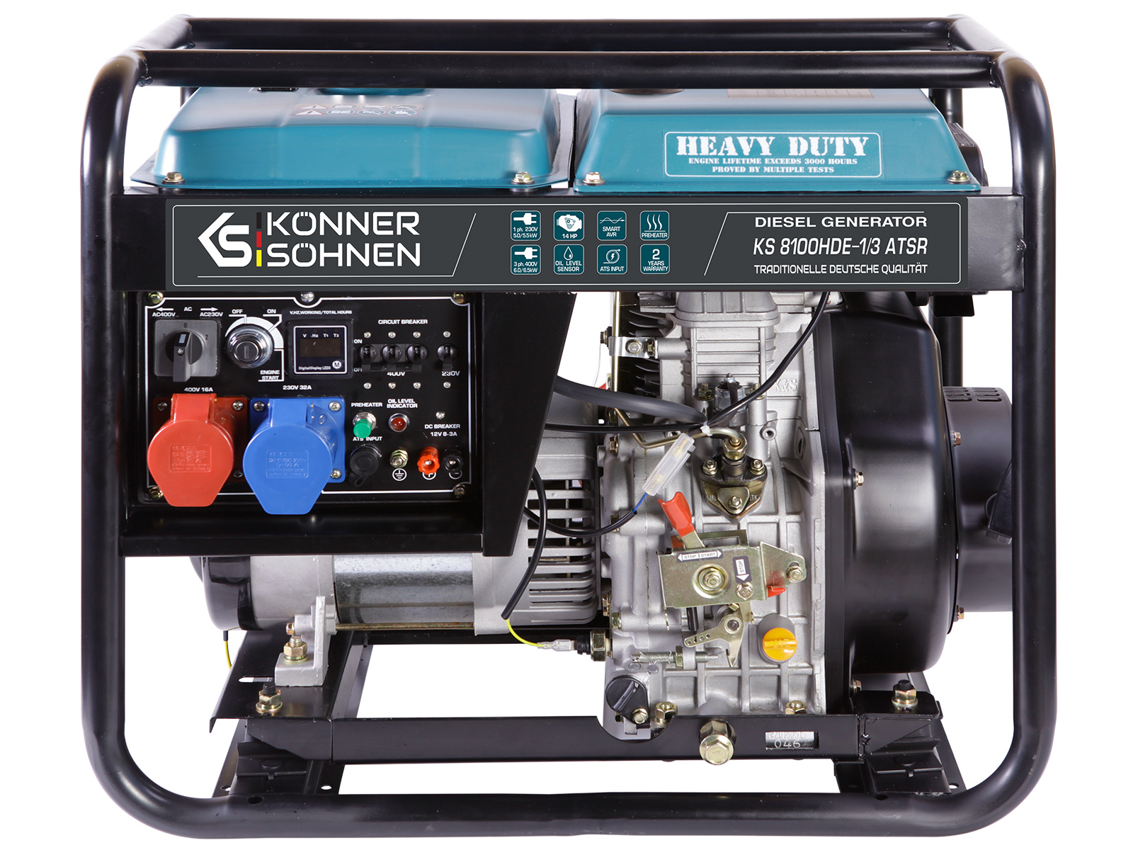 AGREGAT GENERATOR PRĄDU DIESEL KS 8100HDE1/3 ATSR Könner & Söhnen KS