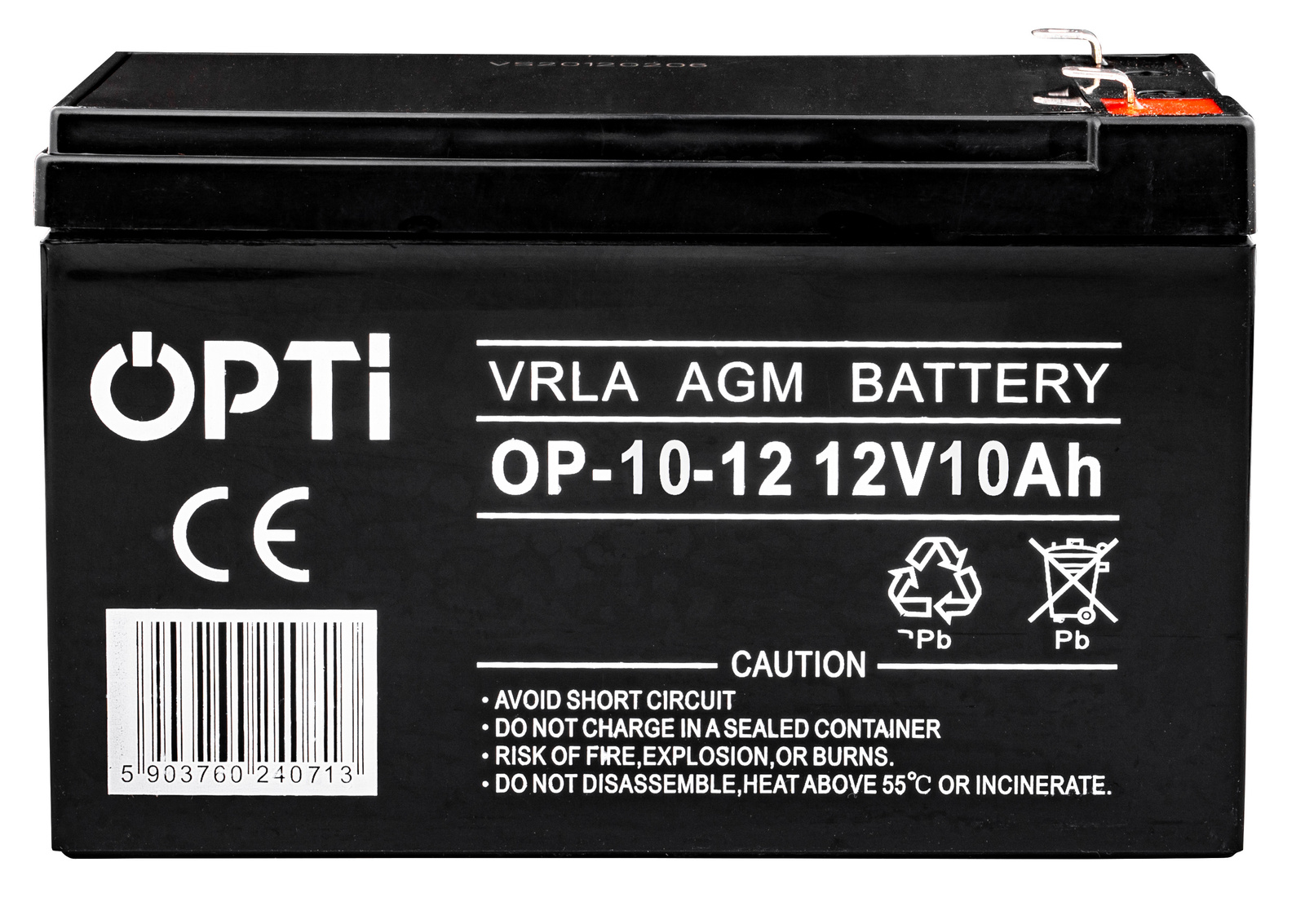 Akumulator AGM OPTI 12V 10Ah Bezobsługowy VOLT POLSKA