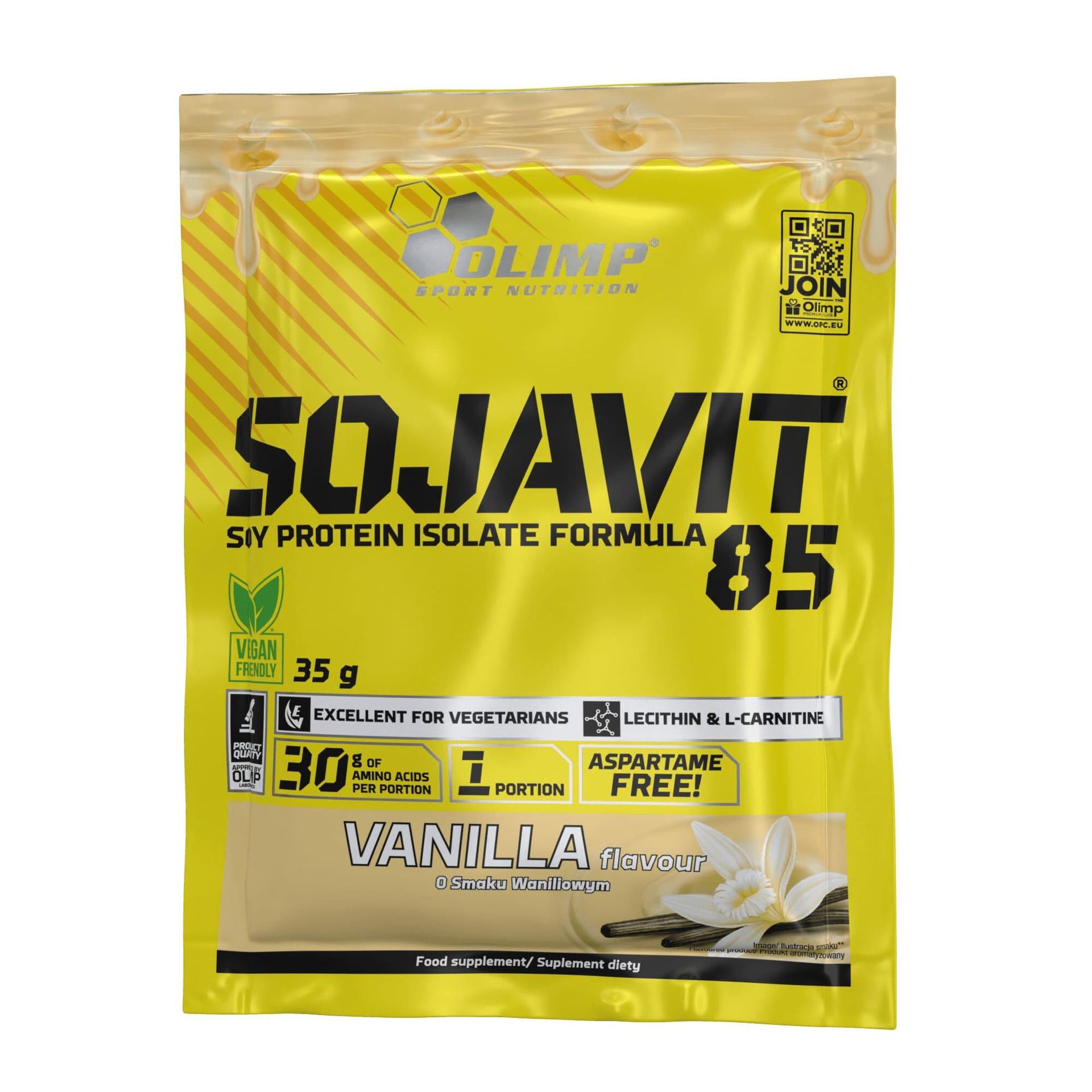 Sojavit 85 Białko Whey Wpc Wpi Izolat 35G Wanilia