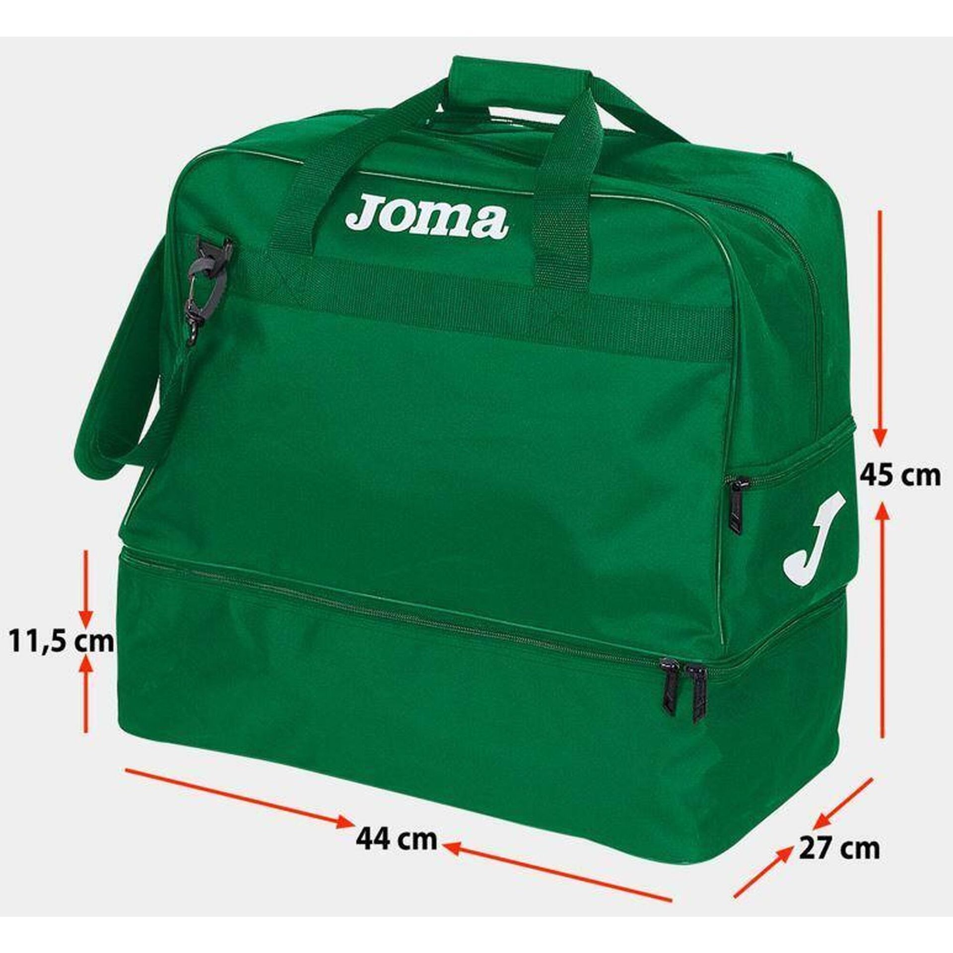 joma Training Bag Small Sport z kieszenią na dno Zielony Zielony, S 40006.450_S (400006.450_S)
