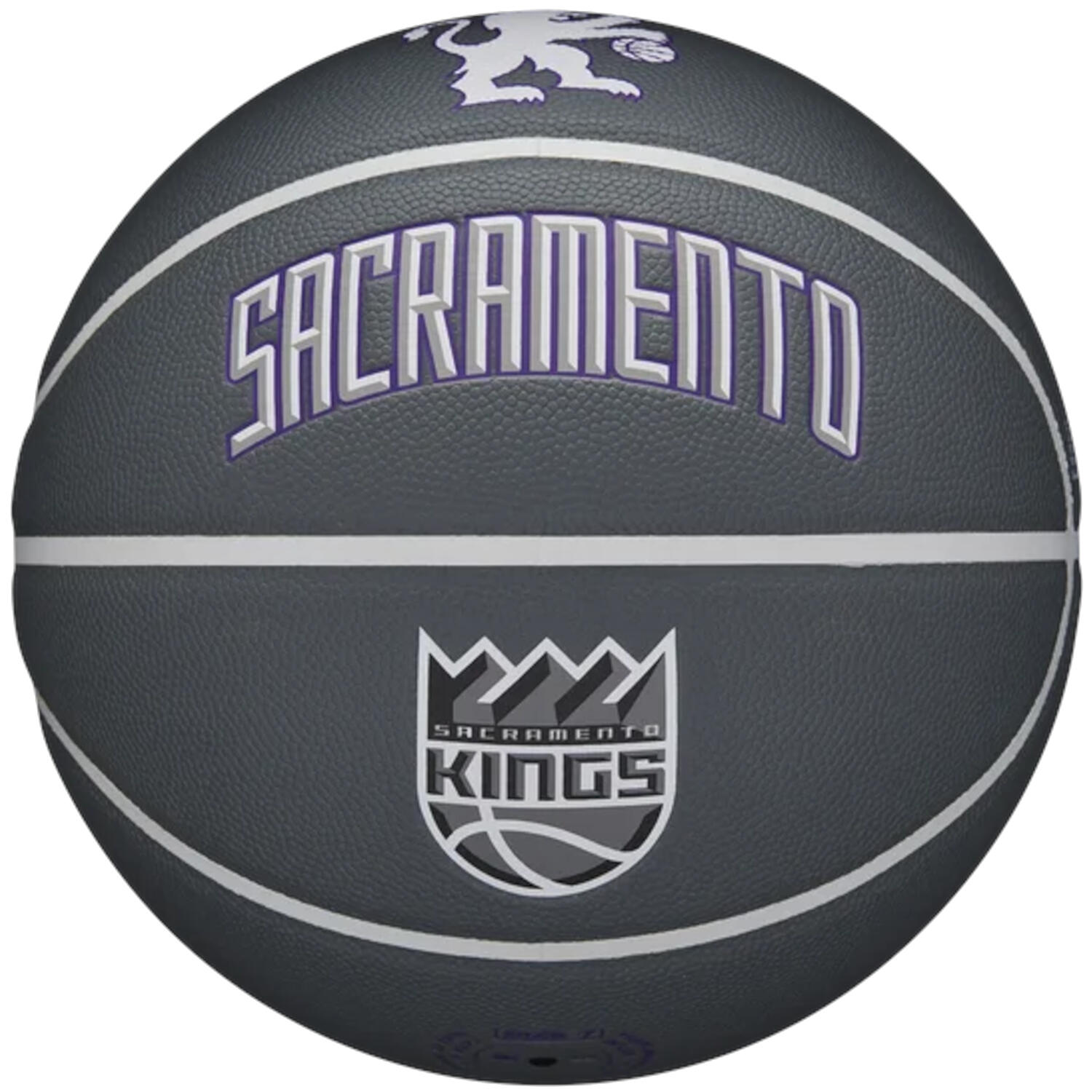 Wilson NBA Team City Collector Sacramento Kings Ball WZ4016426ID, unisex, piłki do koszykówki, Szare