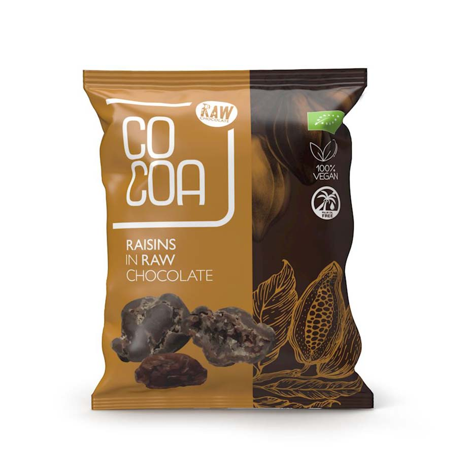 Cocoa - BIO Rodzynki w surowej czekoladzie