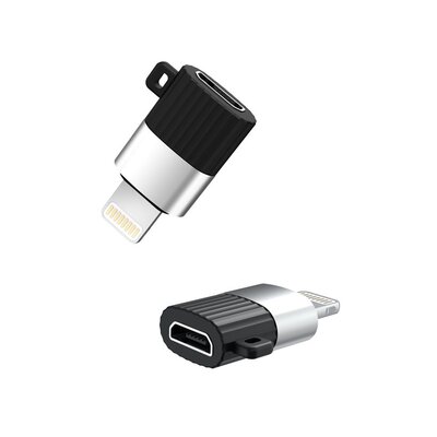 Xo Adapter Micro Usb do Lightning czarny