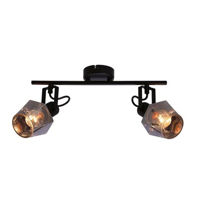 Randi lampa sufitowa  spot) 2-punktowa czarna 92-13361