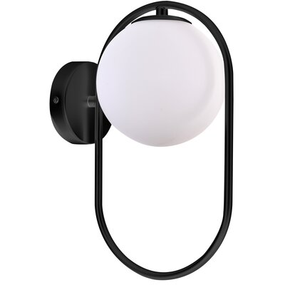 CORDEL KINKIET 1X28W G9 RING CZARNY