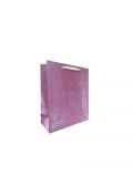 torba prezentowa glitter fiolet 26 x 33 cm