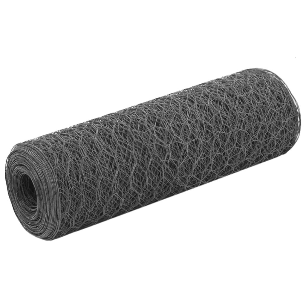 Siatka stalowa z powłoką z Pvc 25x05 m