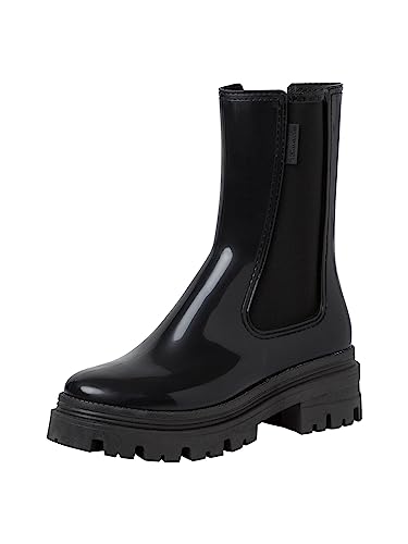 Tamaris Damskie kalosze 1-1-25412-41, czarne, 39 EU, czarny, 39 EU