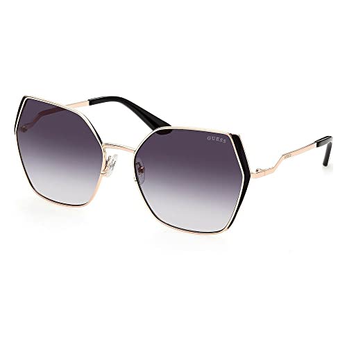 Guess GU7843, Okulary damskie, Shiny Rose Gold, 61, Błyszcząca złota róża