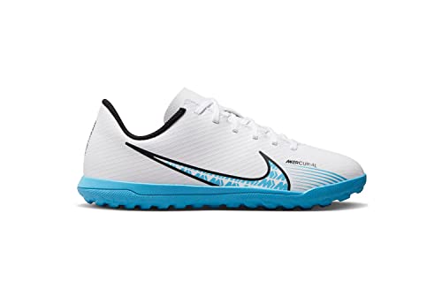 Nike Jr Mercurial Vapor 15 Club Tf, buty piłkarskie dla dzieci i chłopców, Biały White Baltic Blue Pink Blast, 35 EU