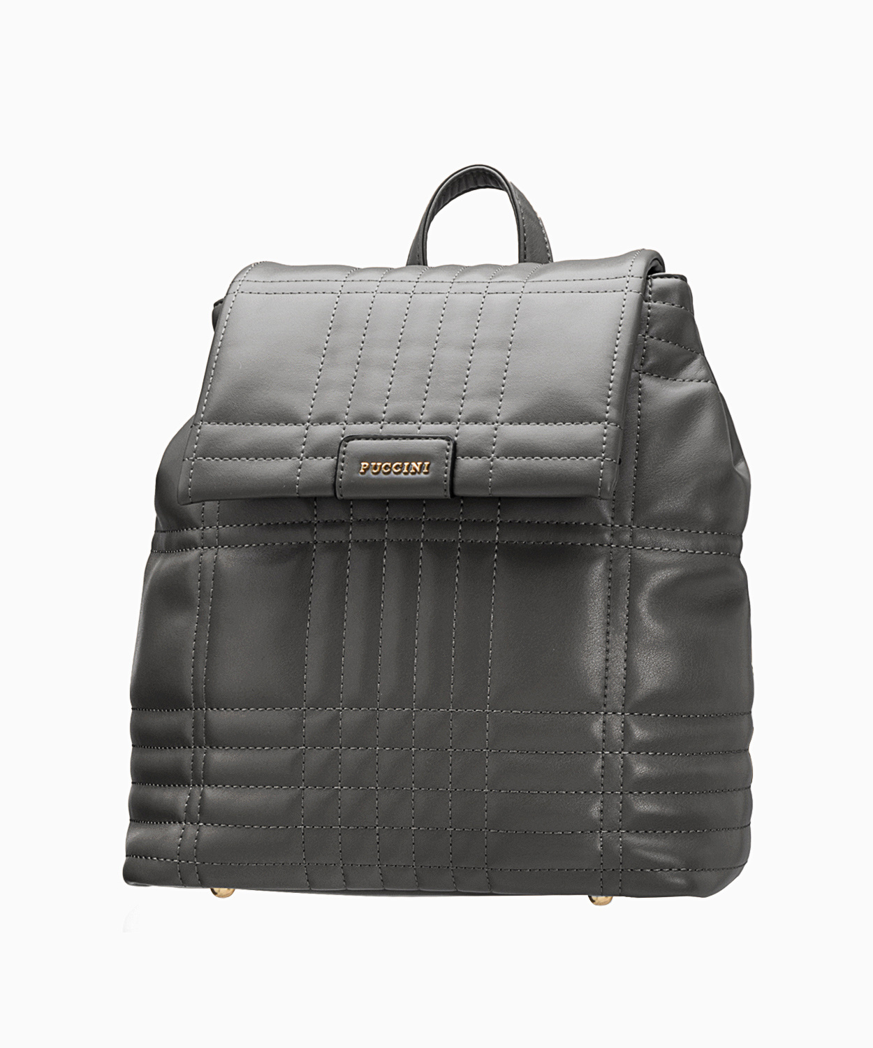 PUCCINI Damski plecak pikowany szary