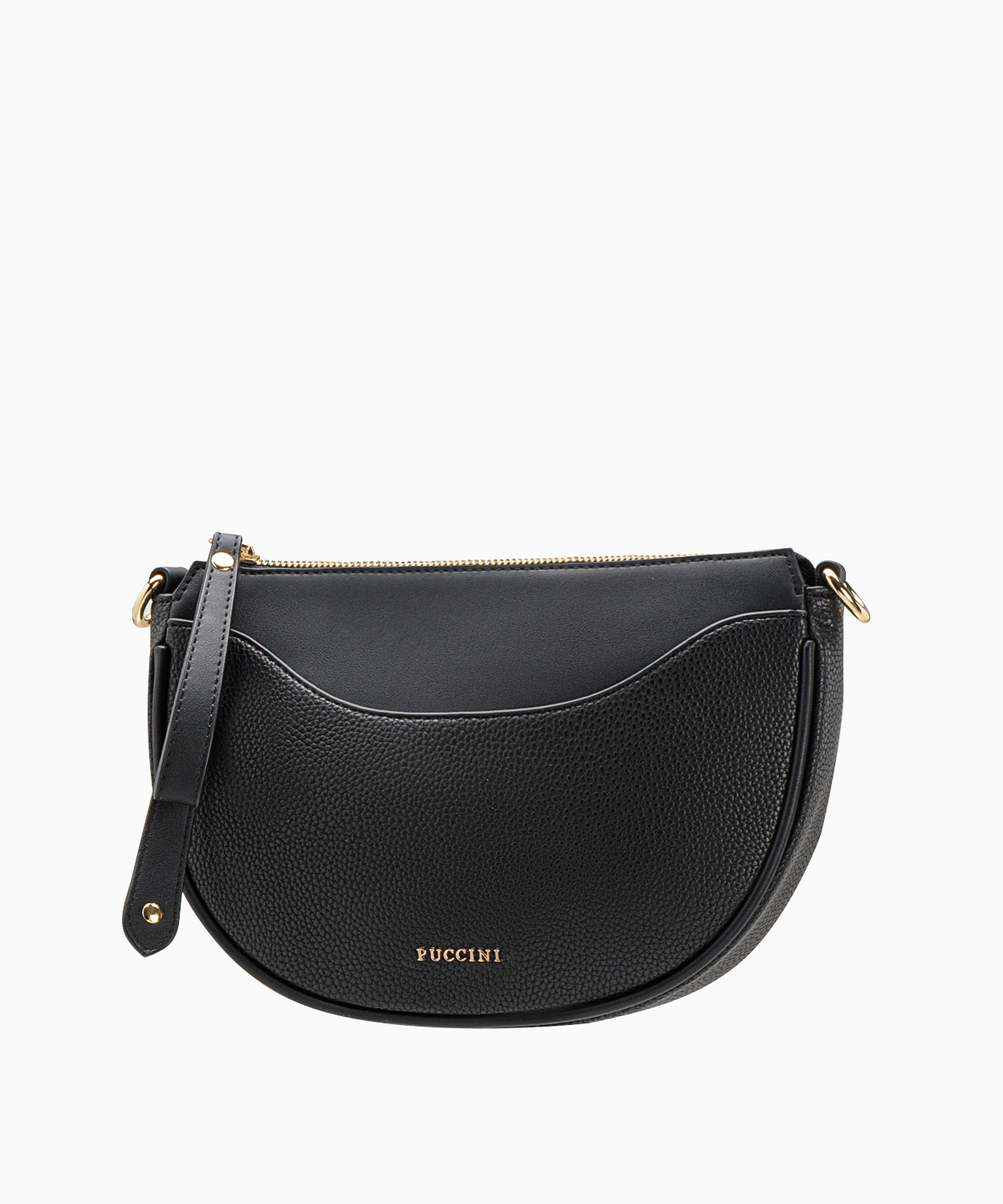 PUCCINI Casualowa torebka na ramie czarna