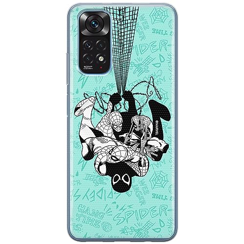 ERT GROUP etui na telefon Xiaomi REDMI NOTE 11T/ 11S 5G/ POCO M4 PRO 5G, case oryginalny i oficjalnie licencjonowany przez Marvel, wzór Spider Man 043, optymalnie dopasowane, plecki z TPU