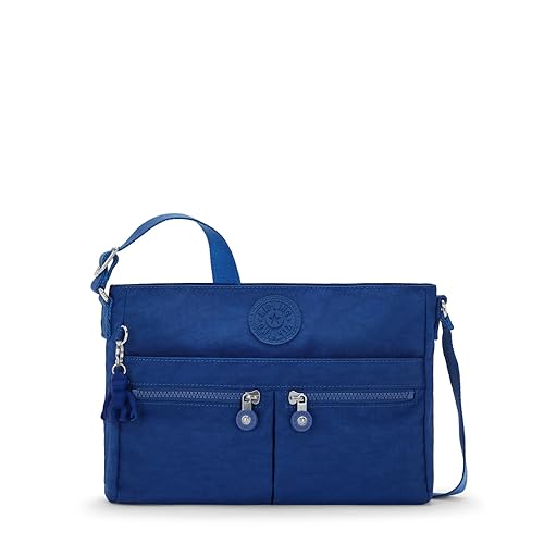 Kipling New Angie Mały Crossbody, 27.5 x 20.5 x 7.5, Deep Sky Blue, Niebieski