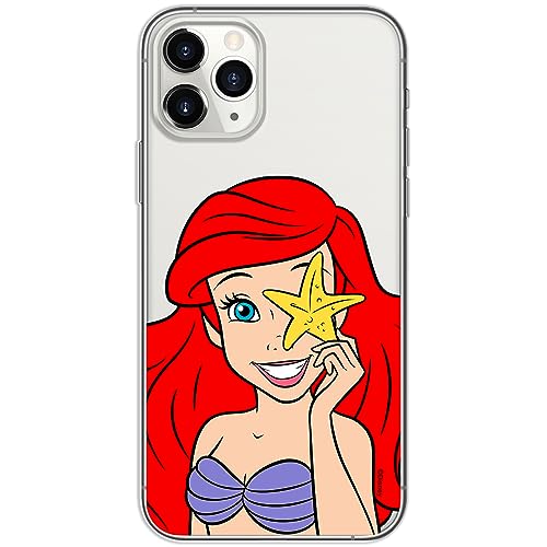 ERT GROUP etui na telefon Iphone 11 PRO, case oryginalny i oficjalnie licencjonowany przez Disney, wzór Ariel 009, optymalnie dopasowane, plecki z TPU częściowo przeźroczyste
