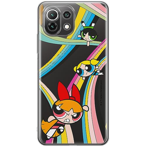 ERT GROUP etui na telefon Xiaomi 11 LITE 4G / 11 LITE 5G, case oryginalny i oficjalnie licencjonowany przez The Powerpuff Girls, wzór The Powerpuff Girls 020, plecki z TPU częściowo przeźroczyste