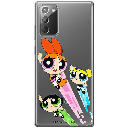 ERT GROUP etui na telefon Samsung GALAXY NOTE 20, case oryginalny i oficjalnie licencjonowany przez The Powerpuff Girls, wzór The Powerpuff Girls 032, plecki z TPU częściowo przeźroczyste