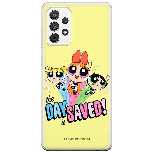 ERT GROUP etui na telefon Samsung A52 5G / A52 LTE 4G / A52S 5G, case oryginalny i oficjalnie licencjonowany przez The Powerpuff Girls, wzór The Powerpuff Girls 031, plecki z TPU