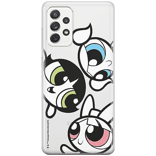 ERT GROUP etui na telefon Samsung A33 5G, case oryginalny i oficjalnie licencjonowany przez The Powerpuff Girls, wzór The Powerpuff Girls 014, plecki z TPU częściowo przeźroczyste