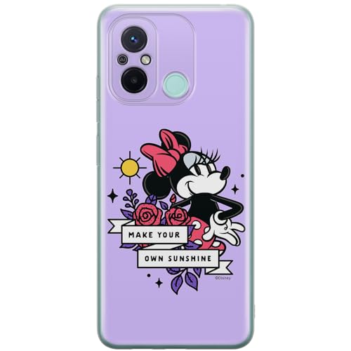 ERT GROUP etui na telefon Xiaomi REDMI 12C/ REDMI 11A, case oryginalny i oficjalnie licencjonowany przez Disney, wzór Minnie 073, optymalnie dopasowane, plecki z TPU
