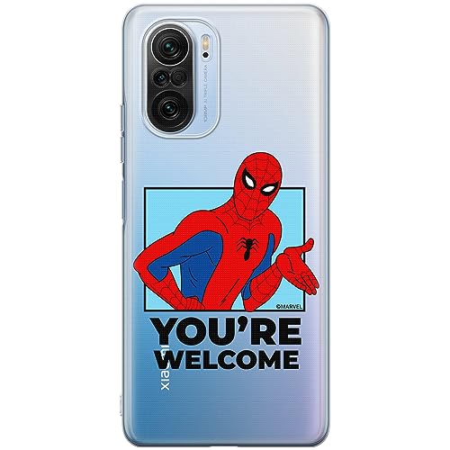 ERT GROUP etui na telefon Xiaomi MI 11i/ REDMI K40/K40 PRO/POCO F3/ F3 PRO, case oryginalny i oficjalnie licencjonowany przez Marvel, wzór Spider Man 030, plecki z TPU częściowo przeźroczyste