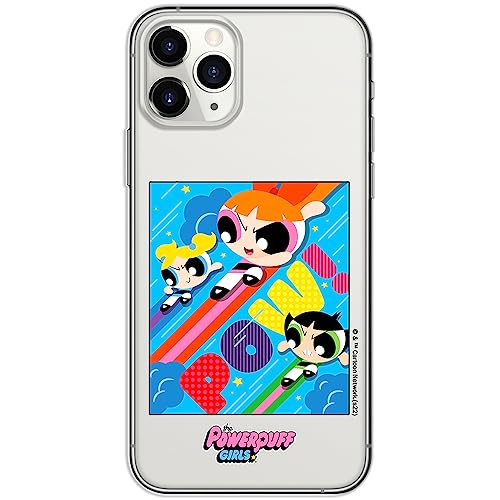 ERT GROUP etui na telefon Iphone 11 PRO, case oryginalny i oficjalnie licencjonowany przez The Powerpuff Girls, wzór The Powerpuff Girls 025, plecki z TPU częściowo przeźroczyste