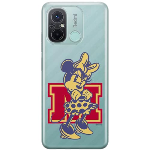 ERT GROUP etui na telefon Xiaomi REDMI 12C/ REDMI 11A, case oryginalny i oficjalnie licencjonowany przez Disney, wzór Minnie 072, optymalnie dopasowane, plecki z TPU częściowo przeźroczyste