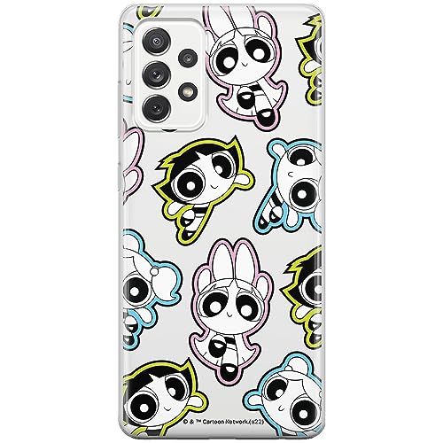 ERT GROUP etui na telefon Samsung A73 5G, case oryginalny i oficjalnie licencjonowany przez The Powerpuff Girls, wzór The Powerpuff Girls 022, plecki z TPU częściowo przeźroczyste