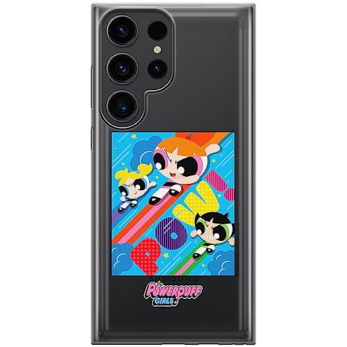 ERT GROUP etui na telefon Samsung S23 ULTRA, case oryginalny i oficjalnie licencjonowany przez The Powerpuff Girls, wzór The Powerpuff Girls 025, plecki z TPU częściowo przeźroczyste