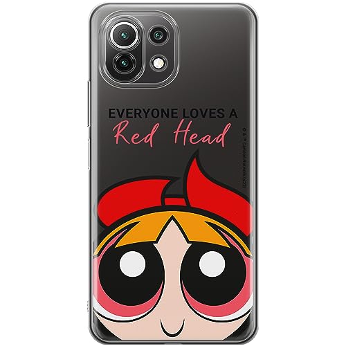 ERT GROUP etui na telefon Xiaomi 11 LITE 4G / 11 LITE 5G, case oryginalny i oficjalnie licencjonowany przez The Powerpuff Girls, wzór The Powerpuff Girls 011, plecki z TPU częściowo przeźroczyste