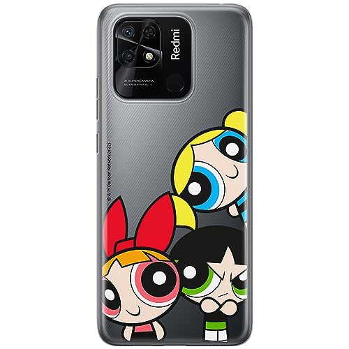 ERT GROUP etui na telefon Xiaomi REDMI 10C, case oryginalny i oficjalnie licencjonowany przez The Powerpuff Girls, wzór The Powerpuff Girls 015, plecki z TPU częściowo przeźroczyste