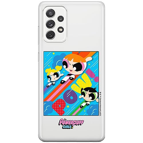 ERT GROUP etui na telefon Samsung A33 5G, case oryginalny i oficjalnie licencjonowany przez The Powerpuff Girls, wzór The Powerpuff Girls 025, plecki z TPU częściowo przeźroczyste