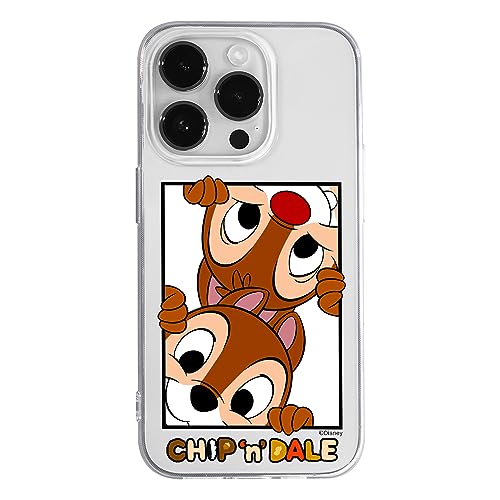 ERT GROUP etui na telefon Iphone 14 PRO MAX, case oryginalny i oficjalnie licencjonowany przez Disney, wzór Chip & Dale 005, optymalnie dopasowane, plecki z TPU częściowo przeźroczyste