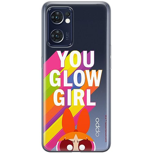 ERT GROUP etui na telefon Oppo RENO 7 5G, case oryginalny i oficjalnie licencjonowany przez The Powerpuff Girls, wzór The Powerpuff Girls 042, plecki z TPU częściowo przeźroczyste