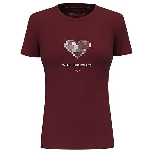 Salewa Pure Heart Dry T-shirt damski, Syrah, S