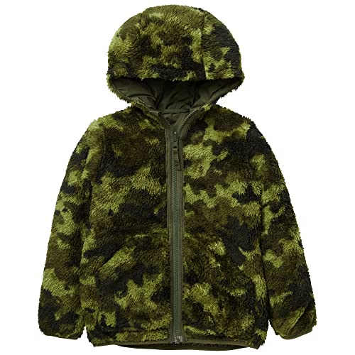 Helly Hansen Dziecięca kurtka dwustronna K Champ, 432 Utility Green Aop, 6