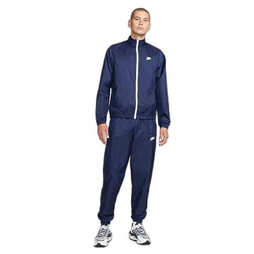 Nike DR3337-410 M NK CLUB LND WVN TRK SUIT Kurtka Mężczyźni MIDNIGHT NAVY/WHITE Rozmiar L
