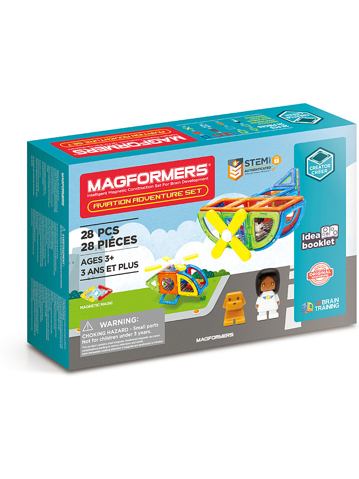 MAGFORMERS 28-częściowy zestaw magnetyczny 