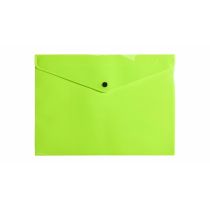 TECZKA KOPERTOWA PP A4 ZATRZ ZIE NEON B-FOL