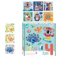 Multizestaw kreatywny 4-latka My arts & crafts 4+ Janod