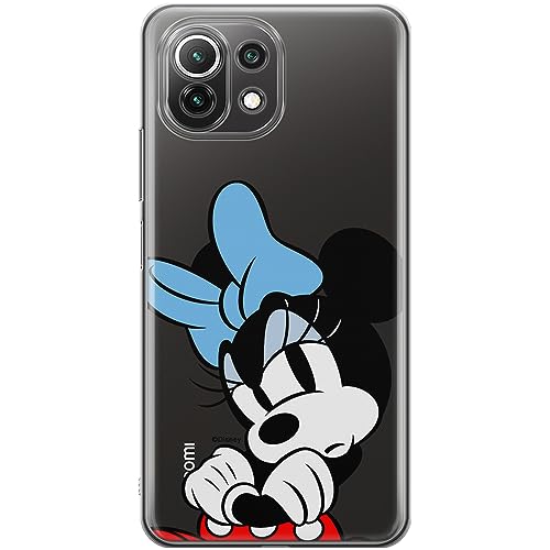 ERT GROUP etui na telefon Xiaomi 11 LITE 4G / 11 LITE 5G, case oryginalny i oficjalnie licencjonowany przez Disney, wzór Minnie 077, optymalnie dopasowane, plecki z TPU częściowo przeźroczyste
