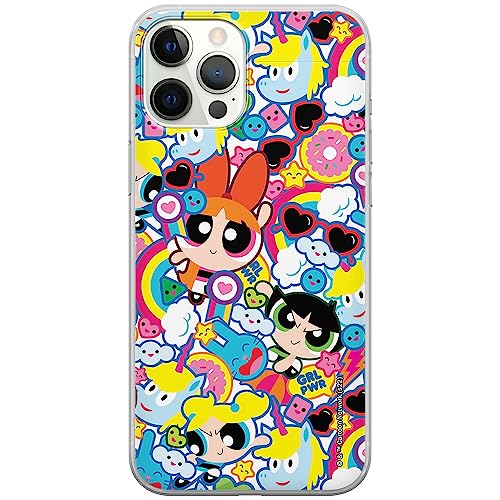 ERT GROUP etui na telefon Iphone 12 PRO MAX, case oryginalny i oficjalnie licencjonowany przez The Powerpuff Girls, wzór The Powerpuff Girls 041, optymalnie dopasowane, plecki z TPU