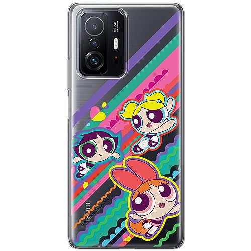 ERT GROUP etui na telefon Xiaomi 11T 5G / 11T PRO 5G, case oryginalny i oficjalnie licencjonowany przez The Powerpuff Girls, wzór The Powerpuff Girls 026, plecki z TPU częściowo przeźroczyste