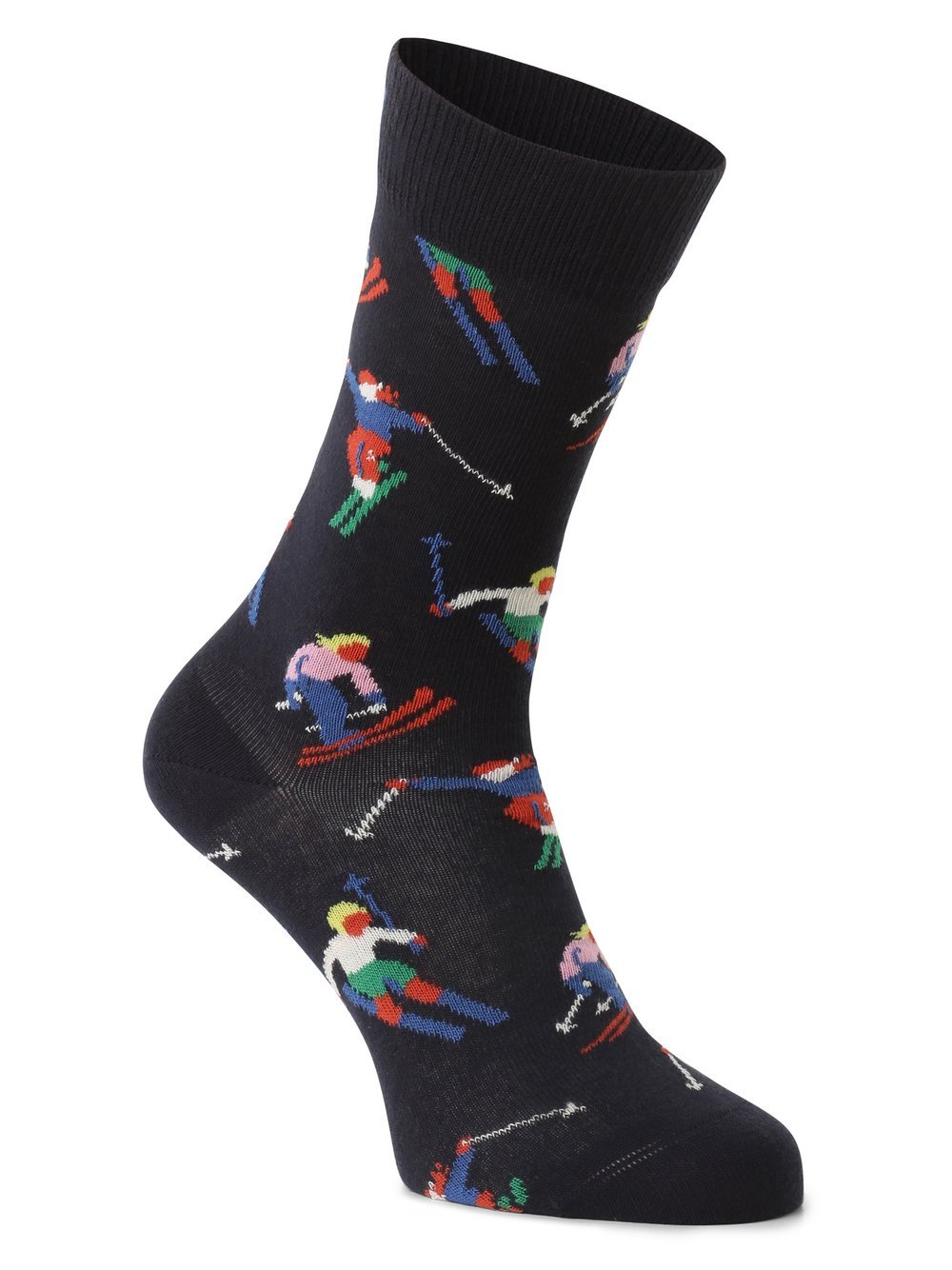 Happy Socks - skarpety z drobnej dzianiny, niebieski|wielokolorowy