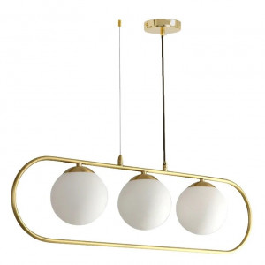 REA OSW-03205 LAMPA SUFITOWA WISZĄCA GLAMOUR APP915-3CP ZŁOTA