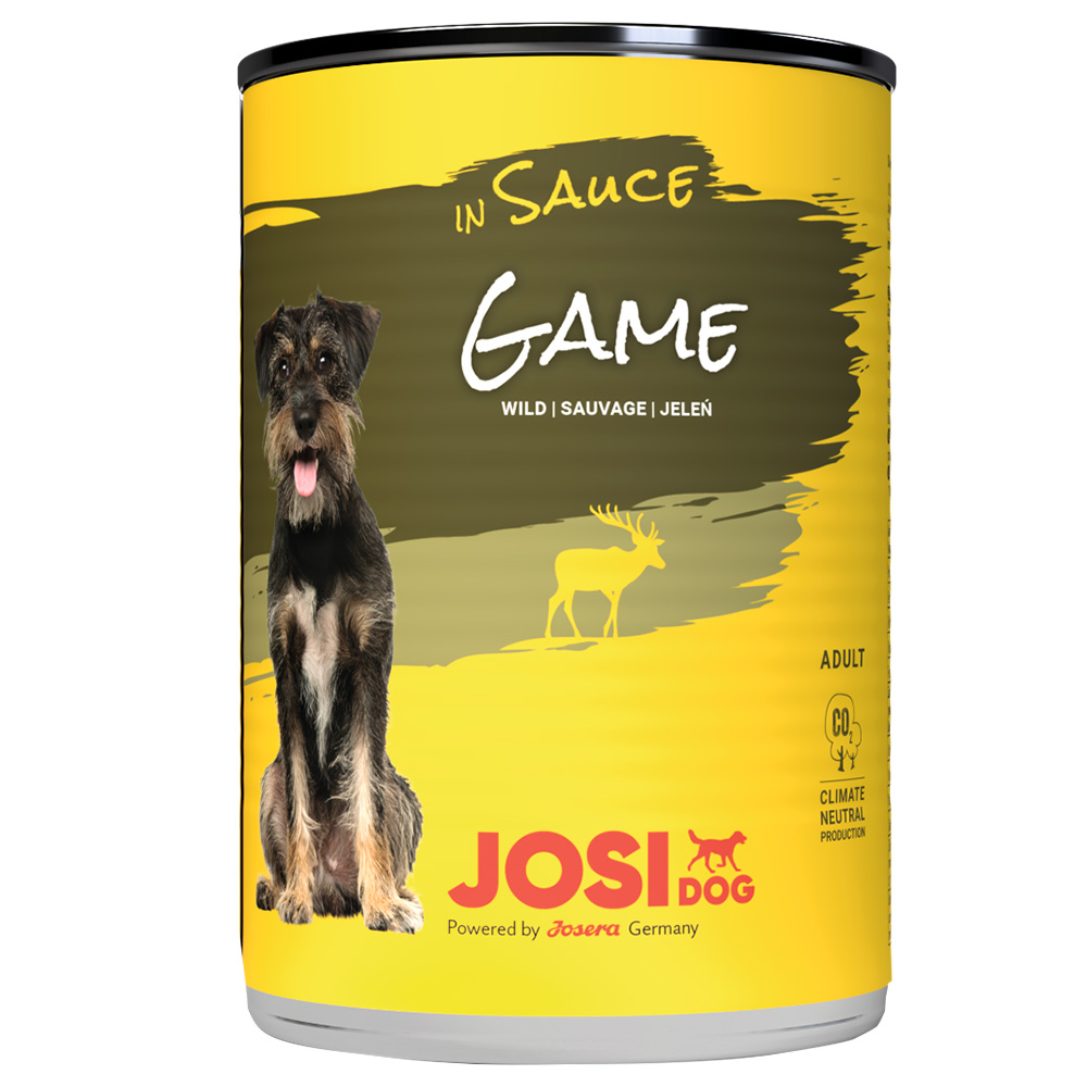 JosiDog w sosie, 12 x 415 g - Dziczyzna