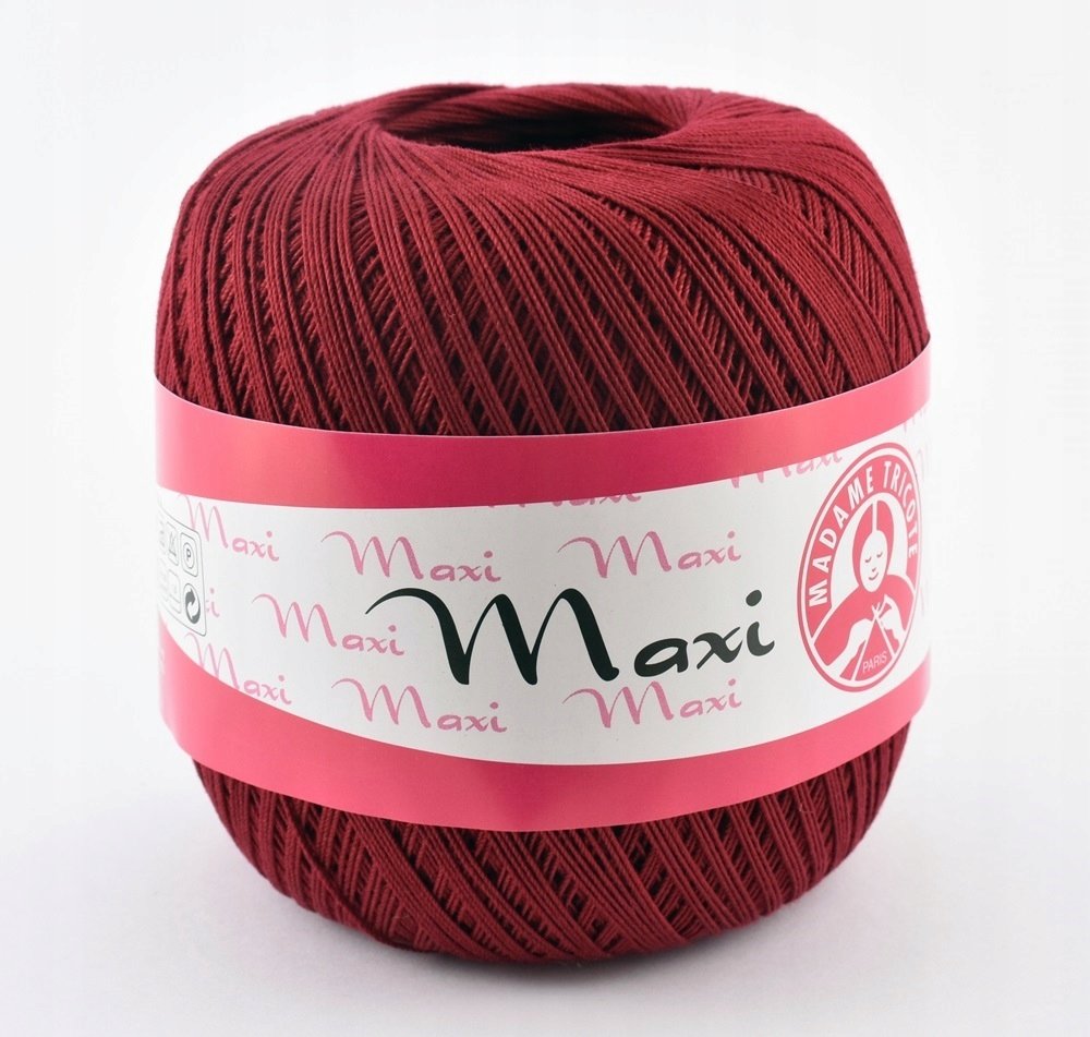 Kordonek MAXI MADAME TRICOTE 100 g / 5522 bordo