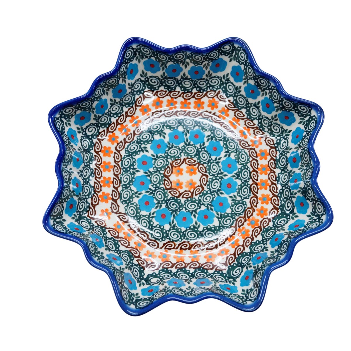 Ceramiczna patera Gwiazda Ceramika Bolesławiec