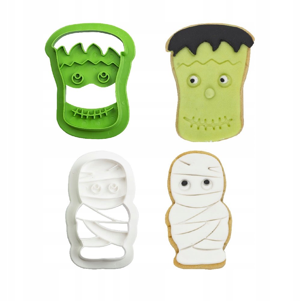 Foremki Decora Halloween Mumia Frankenstein 2Szt